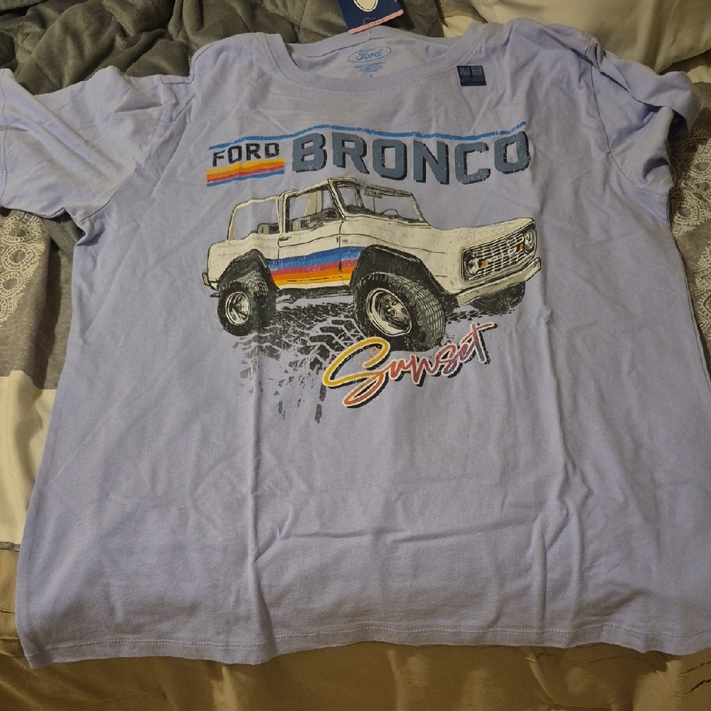 Ford Bronco Kids T-Shirt in Light Purple